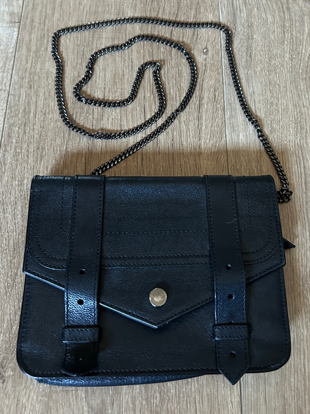 Women's Proenza Schouler PS1 Leather Chain Wallet Bag